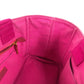 PRADA Canapa logo Bag Tote Bag Hand Bag cotton pink Used