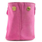 PRADA Canapa logo Bag Tote Bag Hand Bag cotton pink Used