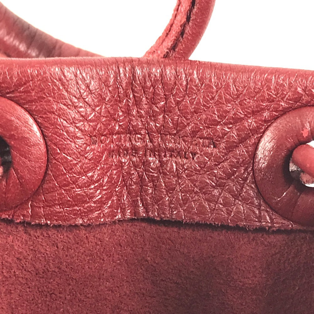 BOTTEGA VENETA Bottle bag for wine bottles Hand Bag Leather Red Used