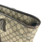 GUCCI 211137 GG Supreme GG Logo Bag Tote Bag shawl Shoulder Bag GG Supreme Canvas Beige/Dark brown Used