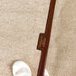 HERMES vintage H logo Bag, Cluch Bag, Pouch, Flap Clutch bag Leather/Canvas Beige/Brown Used