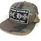 CHROME HEARTS Camouflage logo FUCK hat cap baseball mesh cap cotton / polyester khaki Used