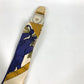 HERMES vintage Logo Apparel, Fashion Accessories suspenders silk / Leather White/Multicolore Used
