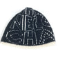 CHANEL Bicolor Logo (Full Logo) beanie hat knit hat knit cap Knit hat Wool / Cashmere / silk Black/White Used