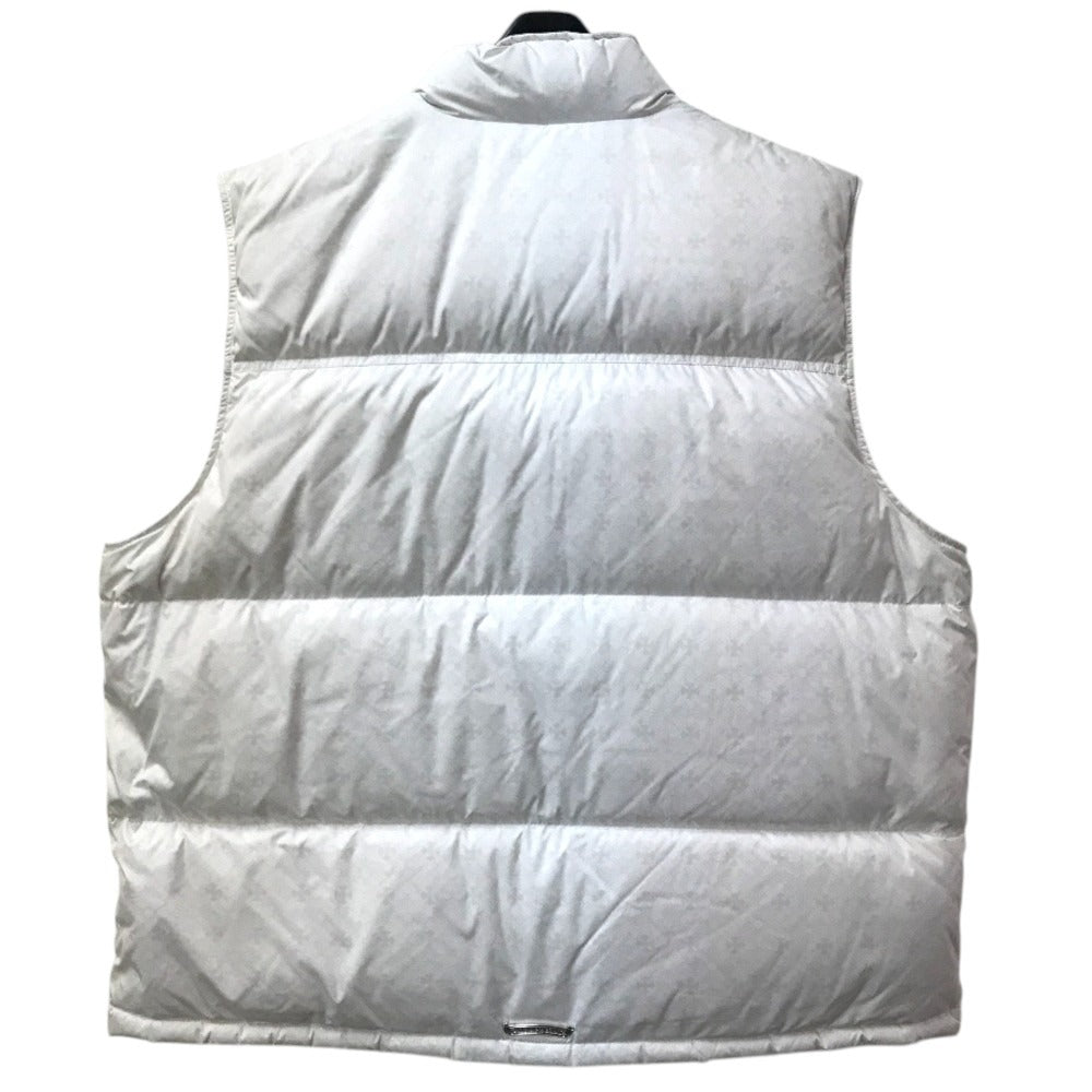 CHROME HEARTS Sleeveless down vest CHPlus Crossball Button Down Vest apparel tops outerwear Best polyester White Used