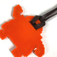 HERMES Kelly doll Bag Charm charm Key Holder rubber Orange Used