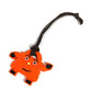 HERMES Kelly doll Bag Charm charm Key Holder rubber Orange Used