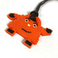 HERMES Kelly doll Bag Charm charm Key Holder rubber Orange Used