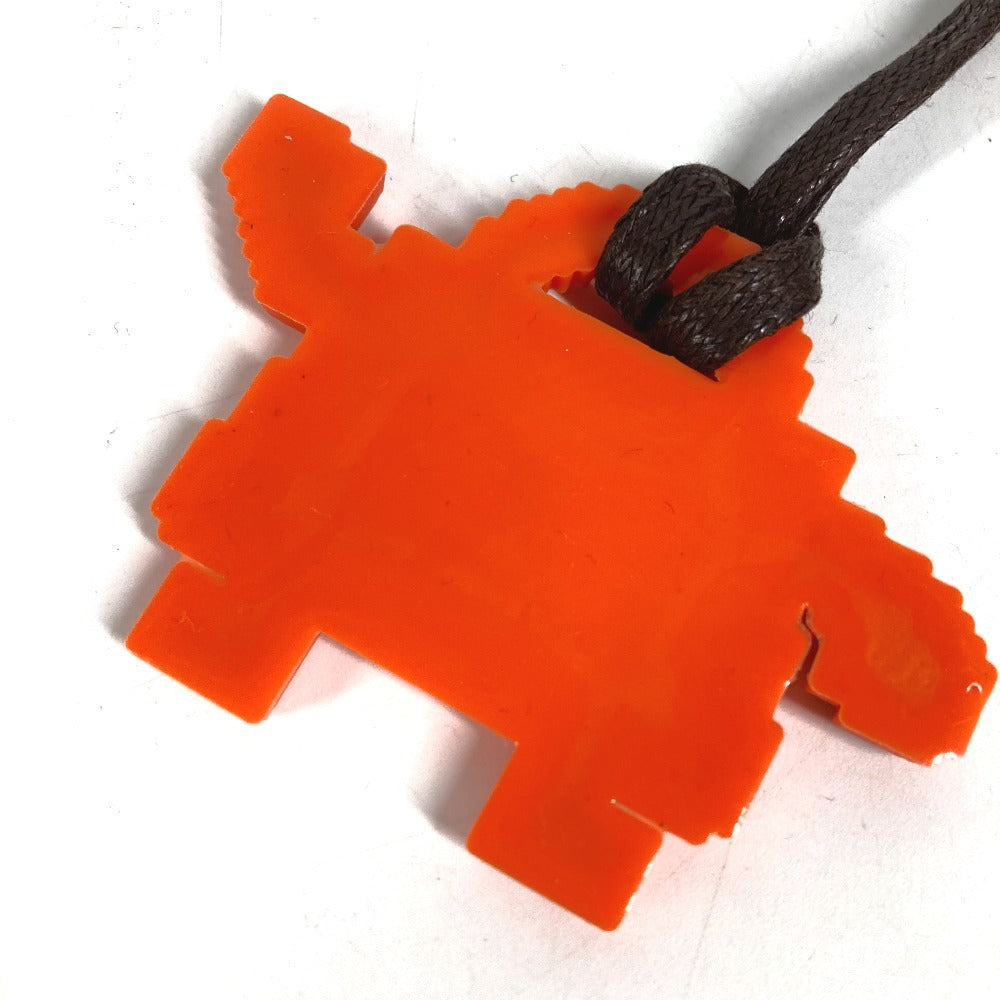 HERMES Kelly doll Bag Charm charm Key Holder rubber Orange Used