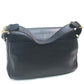 CELINE ヴィンテージ サークルロゴ カバン ワンショルダーバッグ ハンドバッグ レザー レディース ブラック ブラック×ゴールド金具