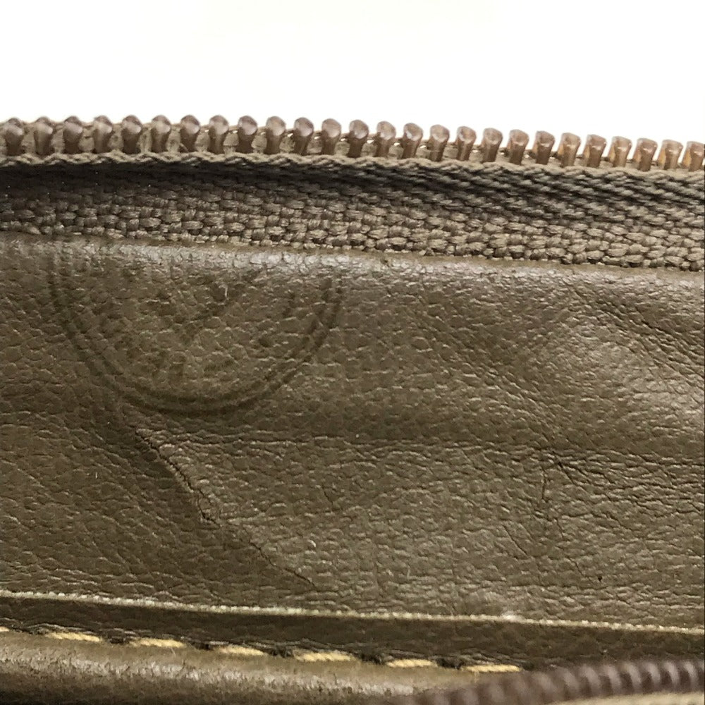 Vintage FENDI Zucca FF logo bag, crossbody shoulder bag, vinyl/leather, beige/brown