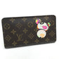 LOUIS VUITTON M61729 Monogram Panda Porte Monne Zip Long Wallet by Takashi Murakami, Monogram Canvas, Women's, Brown