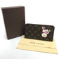 LOUIS VUITTON M61729 Monogram Panda Porte Monne Zip Long Wallet by Takashi Murakami, Monogram Canvas, Women's, Brown