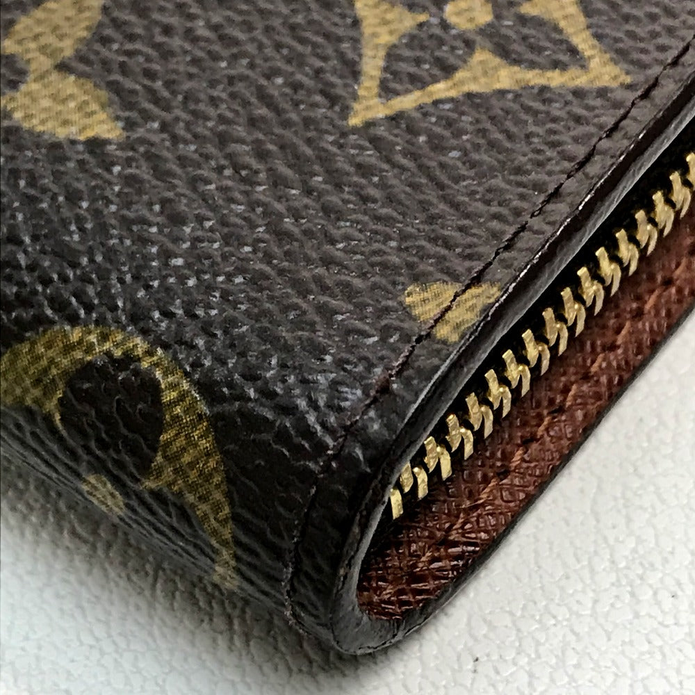 LOUIS VUITTON M61729 Monogram Panda Porte Monne Zip Long Wallet by Takashi Murakami, Monogram Canvas, Women's, Brown