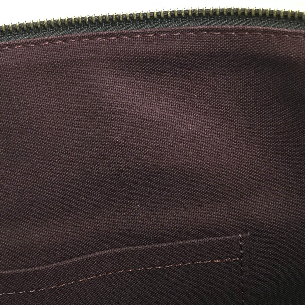 LOUIS VUITTON N41013 Damier Iena MM Tote Bag Shoulder Bag Damier Canvas Ebene Brown Women's