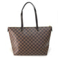 LOUIS VUITTON N41013 Damier Iena MM Tote Bag Shoulder Bag Damier Canvas Ebene Brown Women's