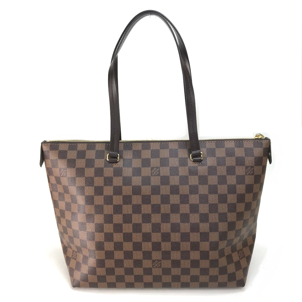 LOUIS VUITTON N41013 Damier Iena MM Tote Bag Shoulder Bag Damier Canvas Ebene Brown Women's