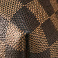 LOUIS VUITTON N41013 Damier Iena MM Tote Bag Shoulder Bag Damier Canvas Ebene Brown Women's