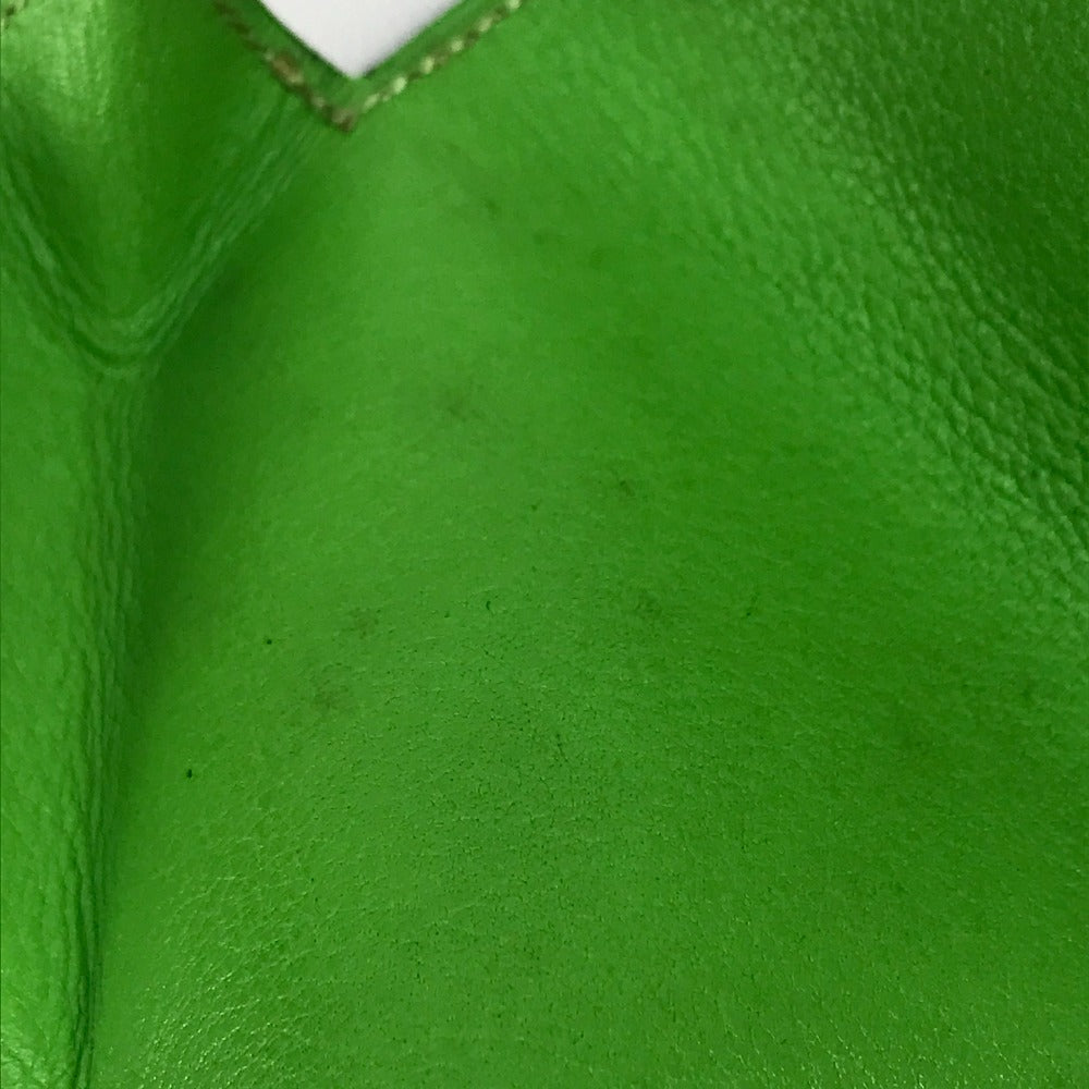 HERMES Le Vinquatre Coin Purse Wallet Coin Case in Swift Leather, Unisex, Apple Green and Light Green