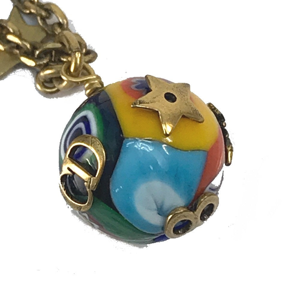 Christian Dior J'ADIOR BEE Ball Necklace, Cloisonné, Women's, Multicolor