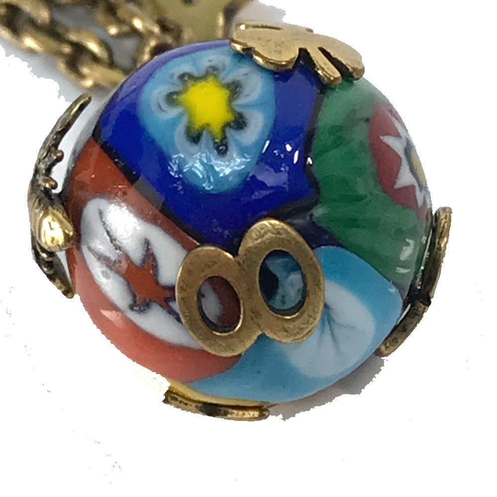 Christian Dior J'ADIOR BEE Ball Necklace, Cloisonné, Women's, Multicolor
