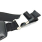 BLACK LABEL CRESTBRIDGE ロゴプレート カバン ウエストポーチ ボディバッグ レザー/PVC メンズ ボルドー系×ブラック