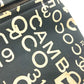 CHANEL Bi-Cea Line Logo Vanity Bag, Cosmetic Bag, 2-Way Shoulder Bag/Handbag, Cotton Canvas, Women's, Black