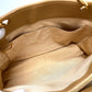CHANEL A50995 CC Coco Mark Matelasse GST Tote Chain Shoulder Bag in Caviar Leather, Beige