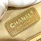 CHANEL A50995 CC Coco Mark Matelasse GST Tote Chain Shoulder Bag in Caviar Leather, Beige