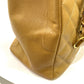 CHANEL A50995 CC Coco Mark Matelasse GST Tote Chain Shoulder Bag in Caviar Leather, Beige