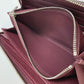 LOUIS VUITTON M67540 Zippy Lockme Long Wallet, Leather, Women's, Rose Soir Quartz, Orange Beige