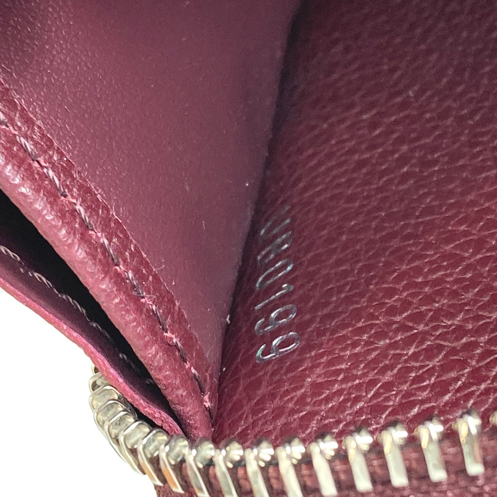 LOUIS VUITTON M67540 Zippy Lockme Long Wallet, Leather, Women's, Rose Soir Quartz, Orange Beige