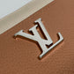 LOUIS VUITTON M67540 Zippy Lockme Long Wallet, Leather, Women's, Rose Soir Quartz, Orange Beige
