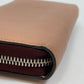 LOUIS VUITTON M67540 Zippy Lockme Long Wallet, Leather, Women's, Rose Soir Quartz, Orange Beige