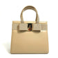 Salvatore Ferragamo BA214178 ヴァラ リボン カバン 2WAY ショルダーバッグ ハンドバッグ レザー レディース ベージュ