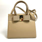 Salvatore Ferragamo BA214178 ヴァラ リボン カバン 2WAY ショルダーバッグ ハンドバッグ レザー レディース ベージュ