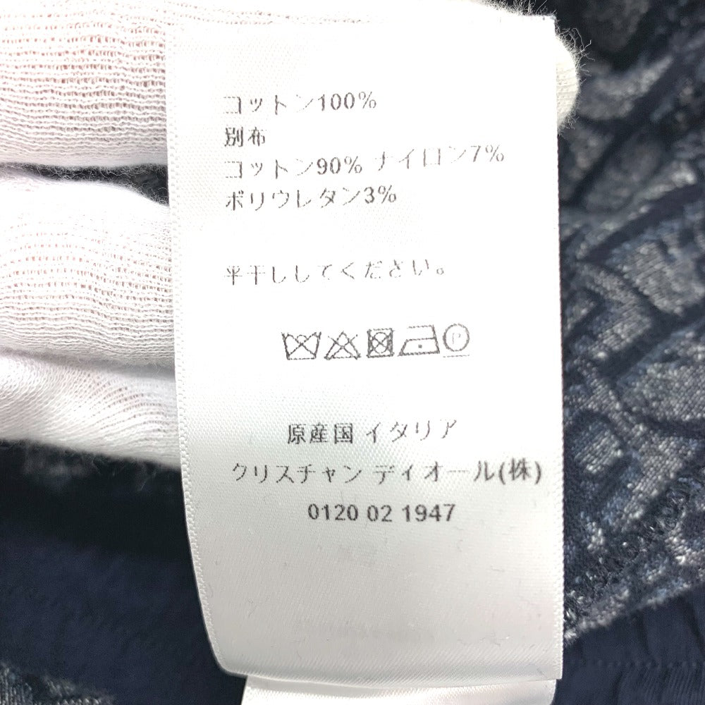 Dior 123R02A4022 Oblique Fleece Short Dress, Hooded, Cotton, Women's, Navy