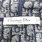 Dior 123R02A4022 Oblique Fleece Short Dress, Hooded, Cotton, Women's, Navy