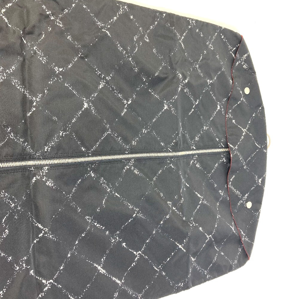 CHANEL Travel Line Boston Bag, Travel Bag, Garment Bag, Nylon, Women's, Black