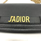 Dior ロゴ/斜め掛け JADIOR カバン チェーンウォレット ショルダーバッグ レザー レディース ブラック