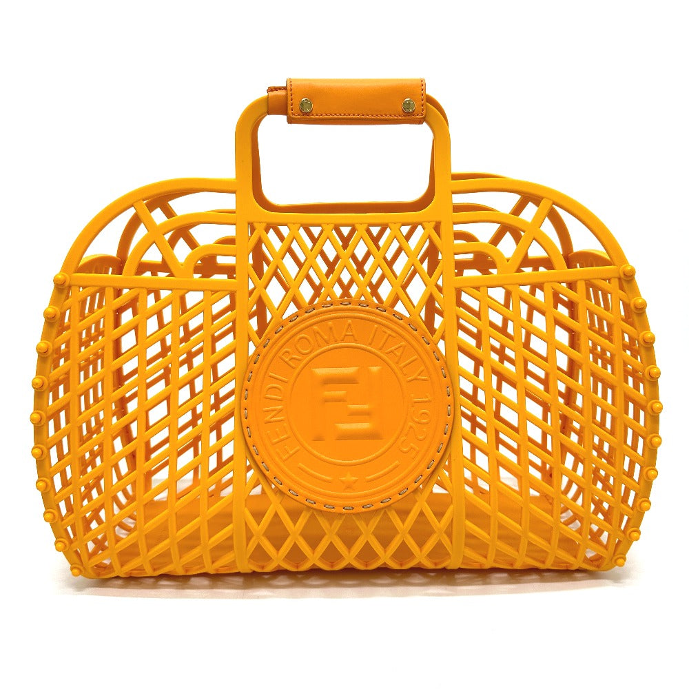 FENDI 8GH389 Bucket Medium Bag, Plastic Handbag, Women's, Orange