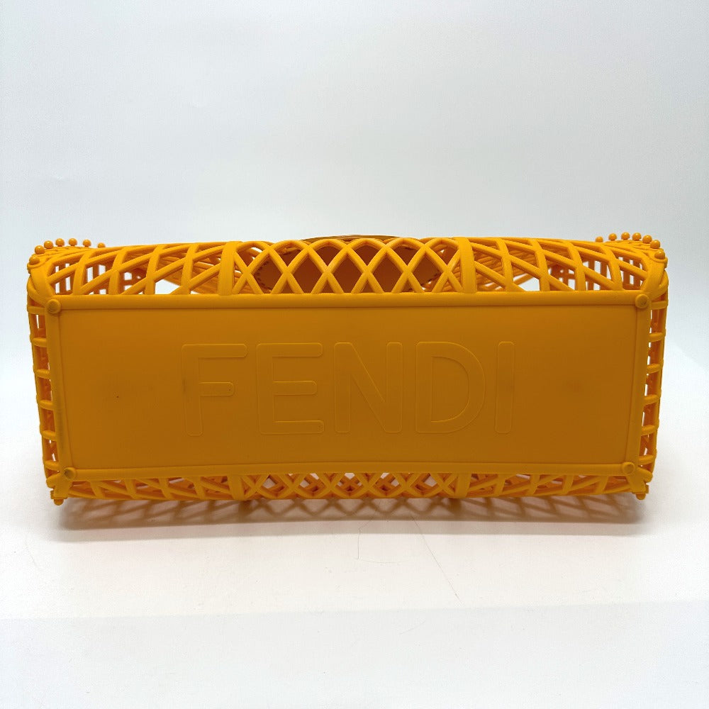 FENDI 8GH389 Bucket Medium Bag, Plastic Handbag, Women's, Orange