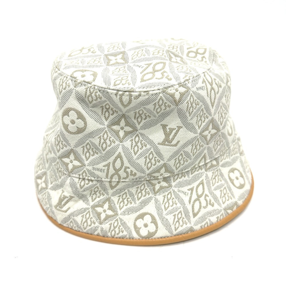 LOUIS VUITTON M77440 Chapeau Monogram Jacquard Hat, Cotton, Unisex, Beige