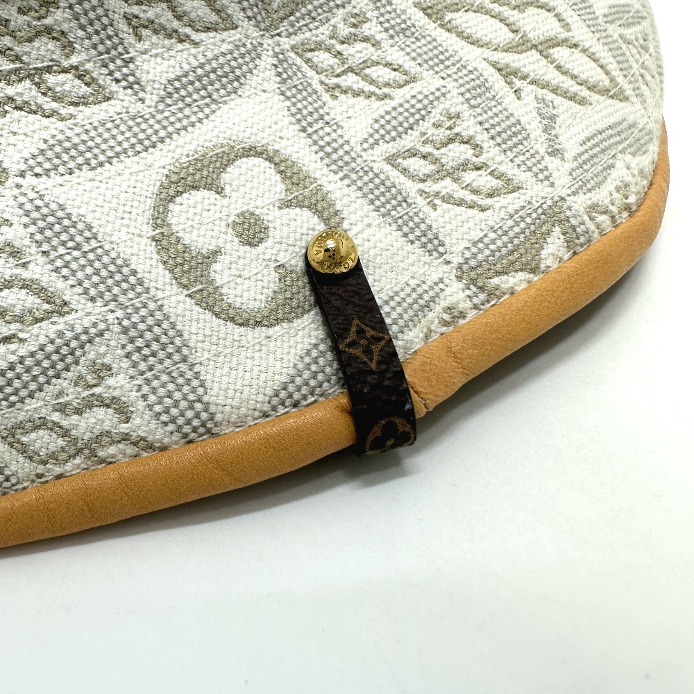 LOUIS VUITTON M77440 Chapeau Monogram Jacquard Hat, Cotton, Unisex, Beige
