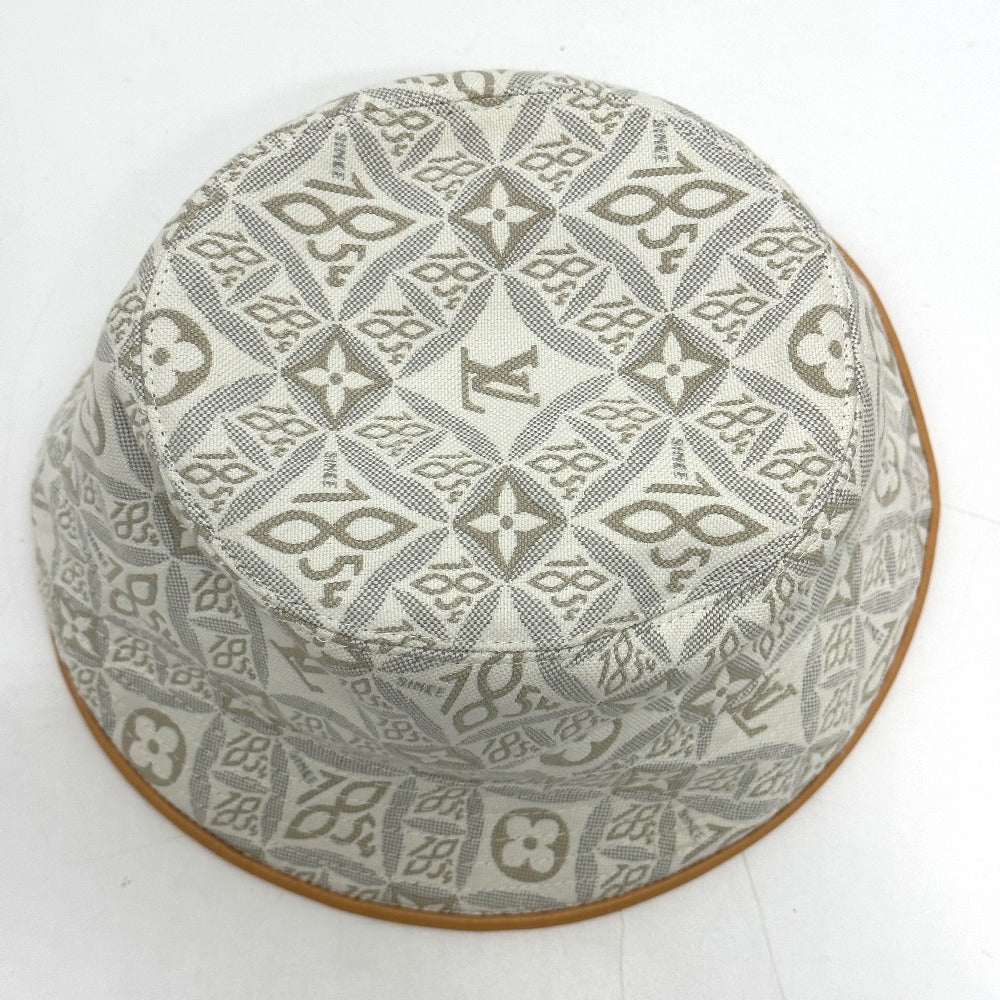 LOUIS VUITTON M77440 Chapeau Monogram Jacquard Hat, Cotton, Unisex, Beige
