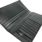 Salvatore Ferragamo Gancini Men's Leather Long Wallet in Navy
