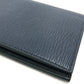 Salvatore Ferragamo Gancini Men's Leather Long Wallet in Navy