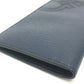 Salvatore Ferragamo Gancini Men's Leather Long Wallet in Navy