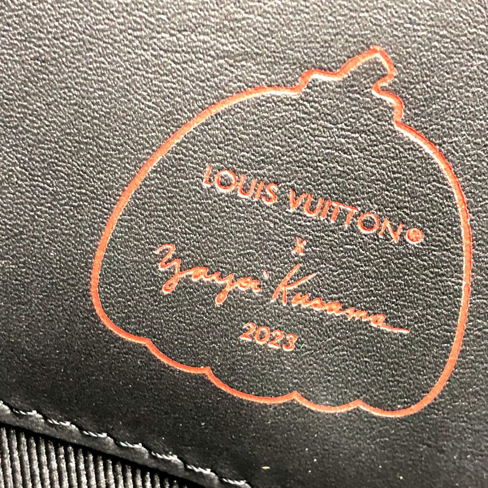 LOUIS VUITTON M81905 モノグラム ドット ソフトトランク ウォレット LV × YK ショルダーバッグ トリヨンレザー メンズ ブラック