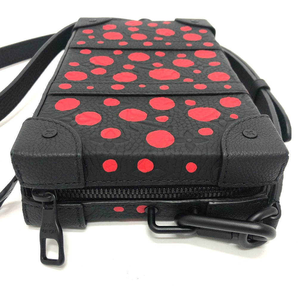 LOUIS VUITTON M81905 モノグラム ドット ソフトトランク ウォレット LV × YK ショルダーバッグ トリヨンレザー メンズ ブラック